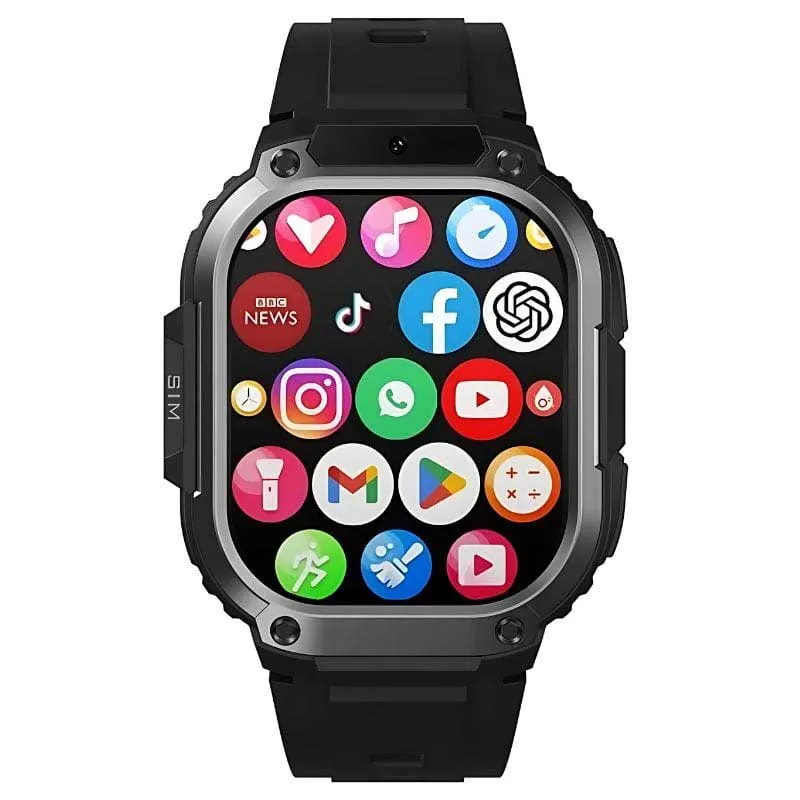 Zebla Thor Sq Smartklocka, Black