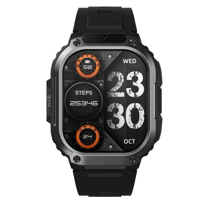 Zebla Thor Sq Smartklocka, Black
