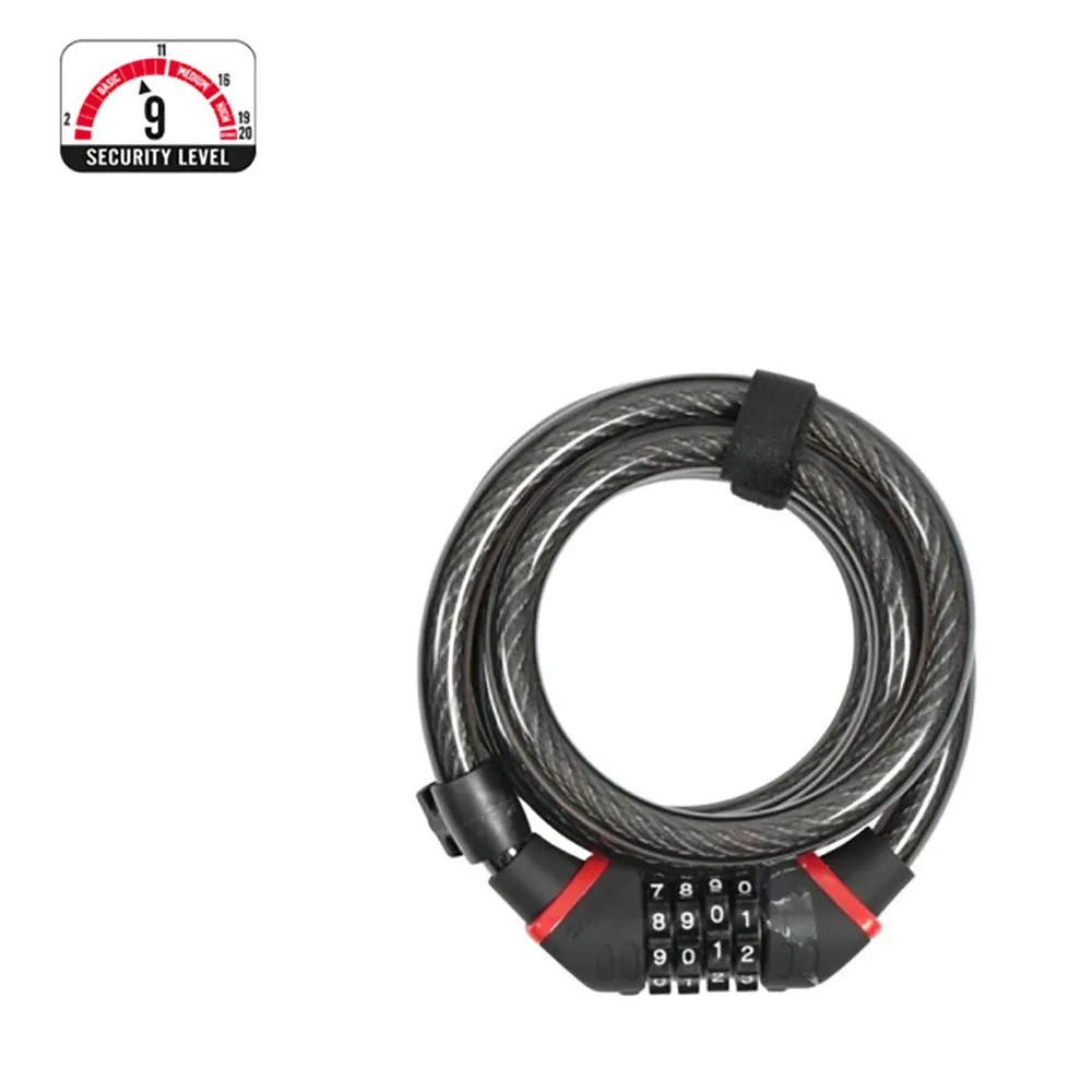 Zéfal K-traz C9 Code Kabellås, Black, 15 x 1850mm