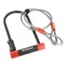 Zéfal Padlock Cable 13 Mm Bygellås, Black, 10 x 120mm