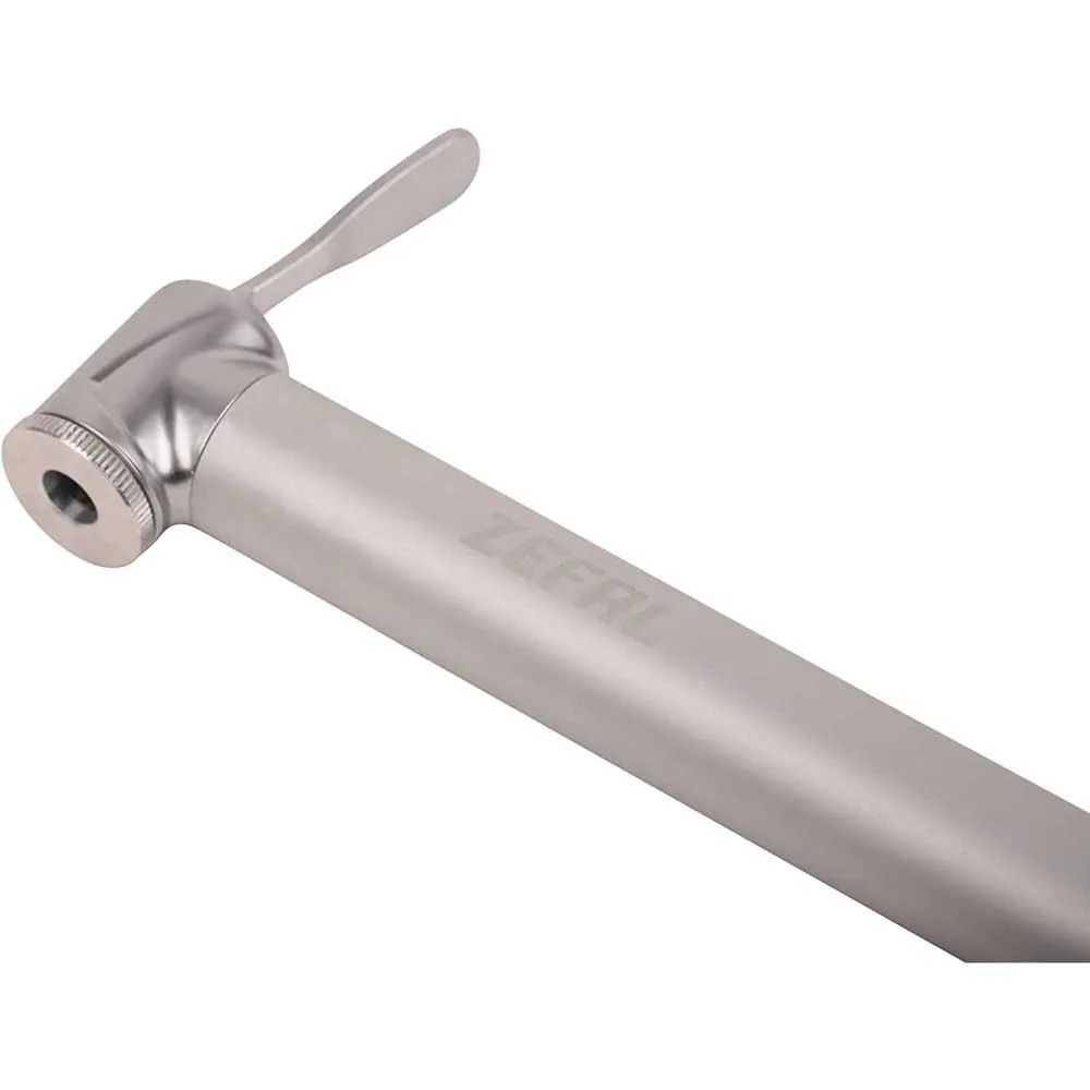 Zéfal Road Micro Mini Pump, Silver, 100psi