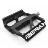 Zeray Zp-a997 Flat Cykelpedaler, Black, One Size