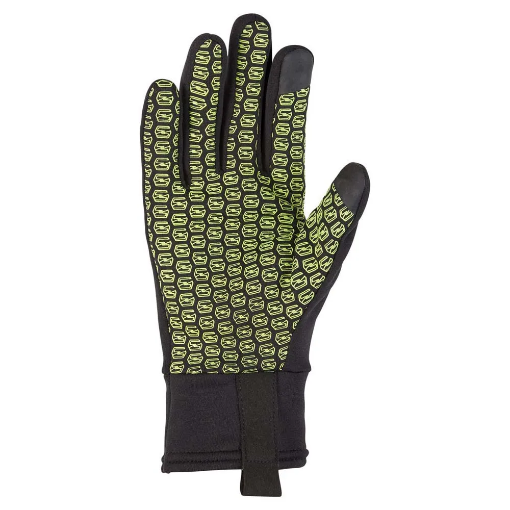 Ziener Isanto Touch Handskar, Black / bitter lemon