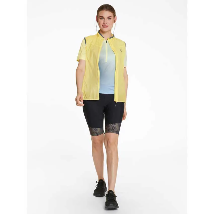 Ziener Nasira X-gel Cykelbyxor Utan Axelband, Wave print / black