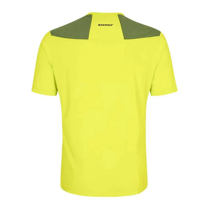 Ziener Nemindo Korta ärmar Cykeltröja, Bitter lemon, 50