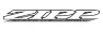 ZIPP 303 Hvite Dekaler