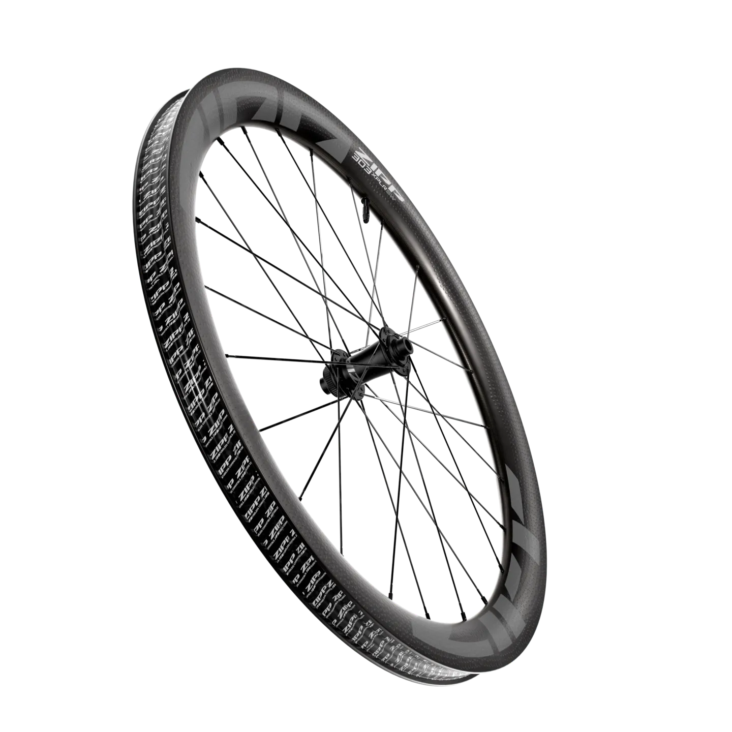 ZIPP 303 XPLR SW Framhjul, Carbon Black