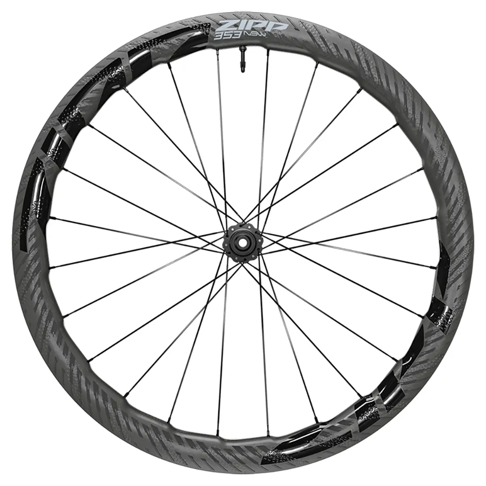 ZIPP 353 Nsw Cl Disc Tubeless Framhjul För Landsvägscykel, Black, 12 x 100mm