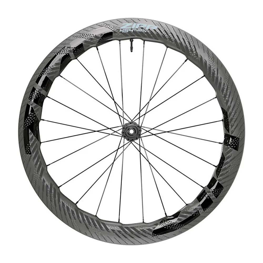 ZIPP 454 Nsw Carbon Cl Disc Tubular Framhjul För Landsvägscykel, Black, 12 x 100mm ZIPP 454 Nsw Carbon Cl Disc Tubular Framhjul För Landsvägscykel, Black, 12 x 100mm