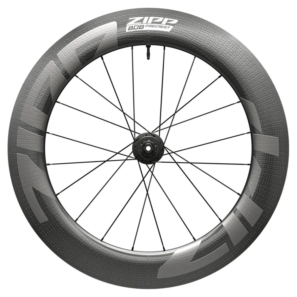 ZIPP 808 Firecrest Cl Disc Tubeless Landsvägshjulset, Black / grey, 12 x 100 / 12 x 142mm, Sram XDR