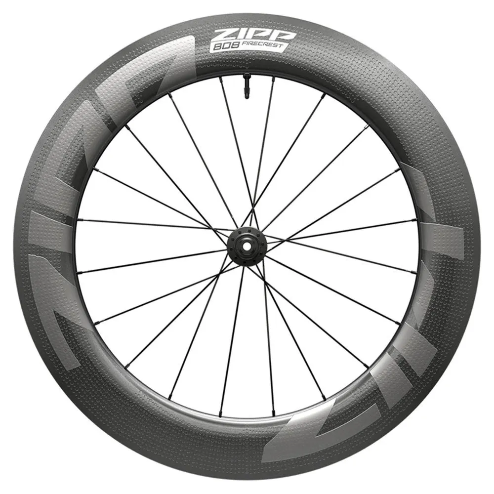 ZIPP 808 Firecrest Cl Disc Tubeless Landsvägshjulset, Black / grey, 12 x 100 / 12 x 142mm, Sram XDR
