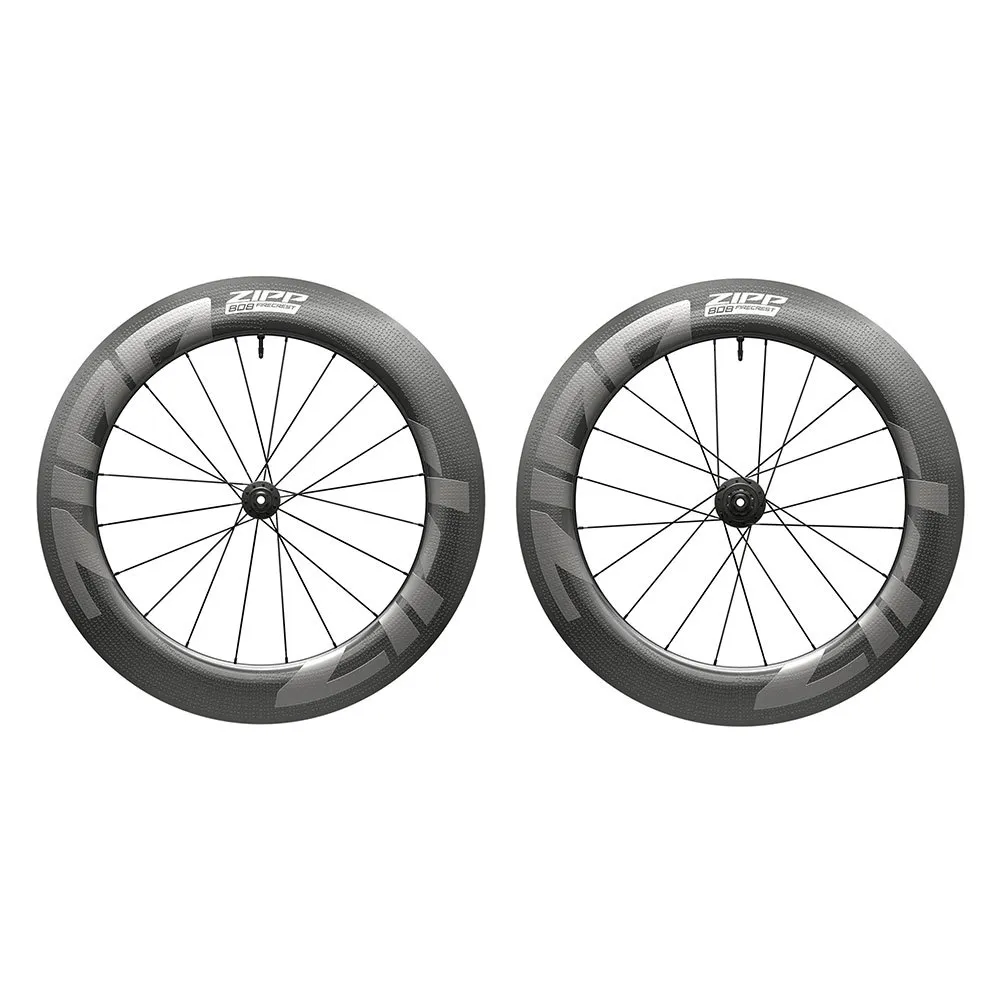 ZIPP 808 Firecrest Cl Disc Tubeless Landsvägshjulset, Black / grey, 12 x 100 / 12 x 142mm, Sram XDR