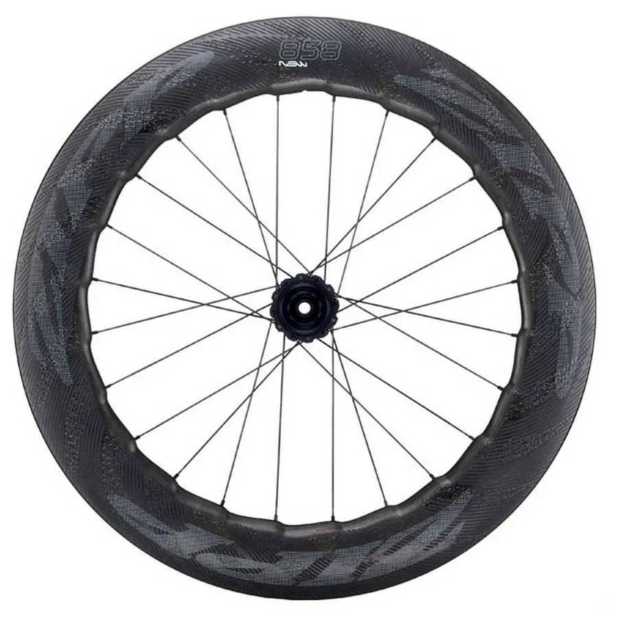 ZIPP 858 Nsw Disc Landsvägscykelns Bakhjul, Black, 12 x 135/142mm, Shimano/Sram HG
