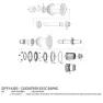 ZIPP Ändkåpor För Cognition Disc Baknav Sram, Black, 10 x 135mm