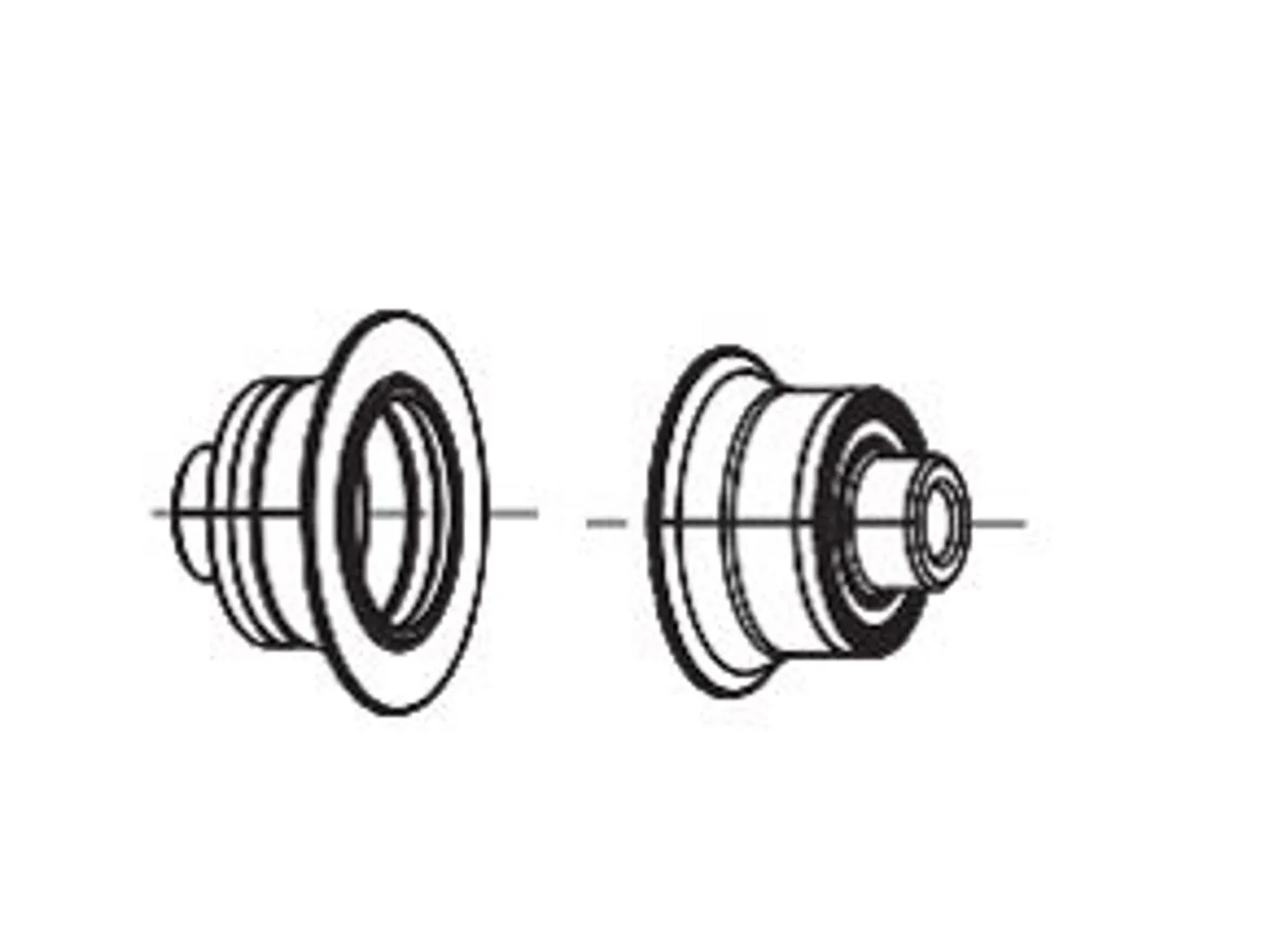 ZIPP Axle End Cap Set