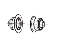 ZIPP Axle End Cap Set ZIPP Axle End Cap Set