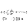 ZIPP Sp9 B1 Sram 10/11s Non Xdr 61803 Ceramic Freehub-kropp, Black, One Size