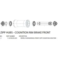 ZIPP Vänster ändkåpa För Cognition Baknav