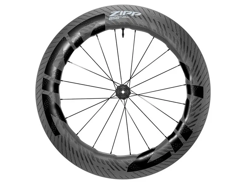 ZIPP Wheel 858 NSW 700c Front Skivbroms, Black / grey, 12 x 100mm