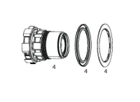 ZIPP ZR1 XDR Frihjulskropp kit ZIPP ZR1 XDR Frihjulskropp kit
