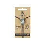 ZlideOn Plastic Zipper, Silver, XL
