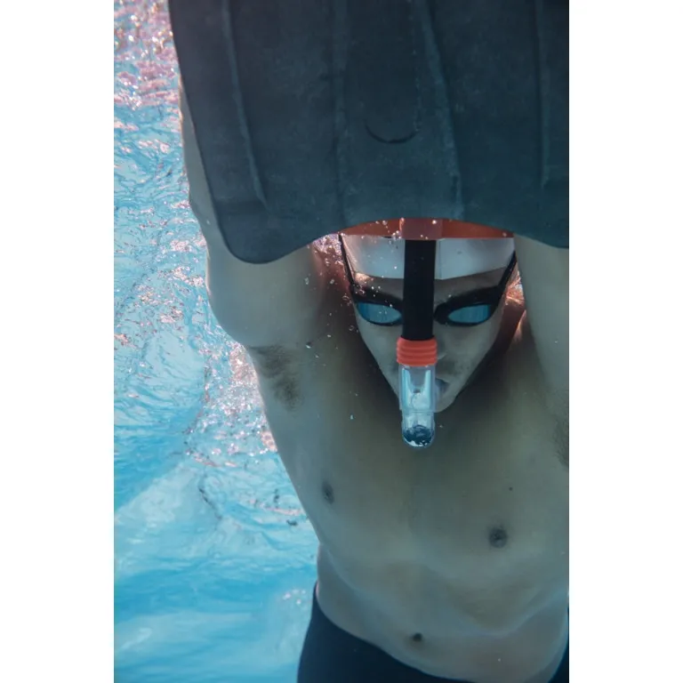 Zoggs Centre Line Snorkel, Black/Orange Zoggs Centre Line Snorkel, Black/Orange