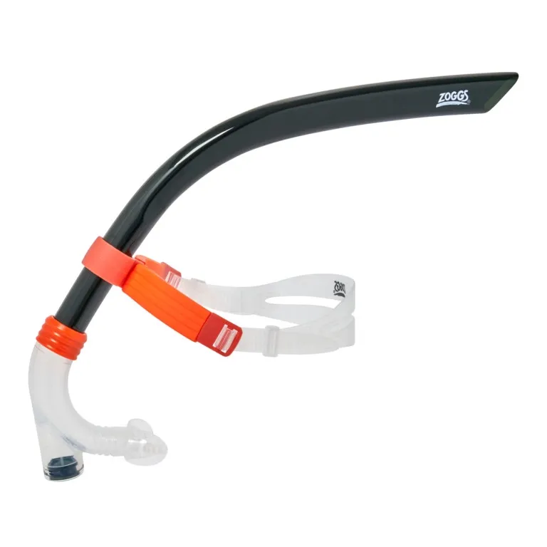 Zoggs Centre Line Snorkel, Black/Orange Zoggs Centre Line Snorkel, Black/Orange
