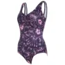 Zoggs Marley Scoopback Printed Baddräkt female, Sunset bloom