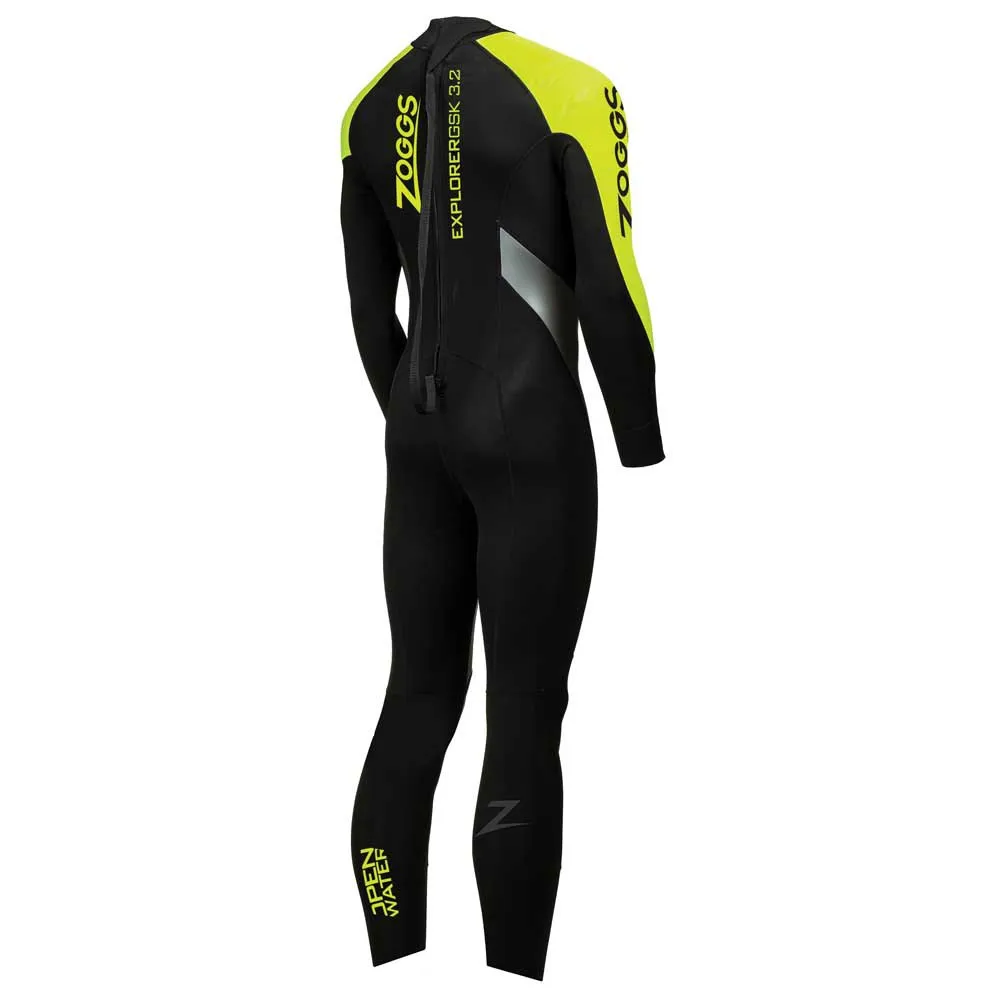 Zoggs Ow Explorer Gsk Fs 3/2/2 Mm Våtdräkt I Neopren unisex, Black / lime, XS Zoggs Ow Explorer Gsk Fs 3/2/2 Mm Våtdräkt I Neopren unisex, Black / lime, XS