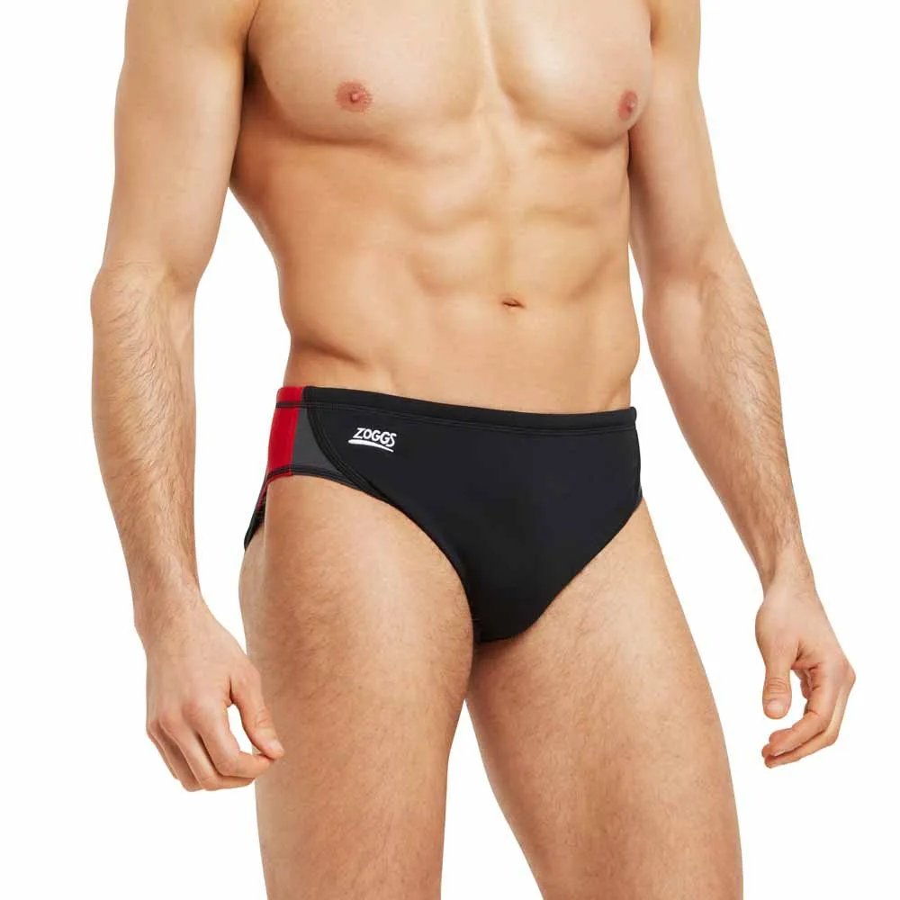 Zoggs Prism Racer Badbyxor male, Black / red