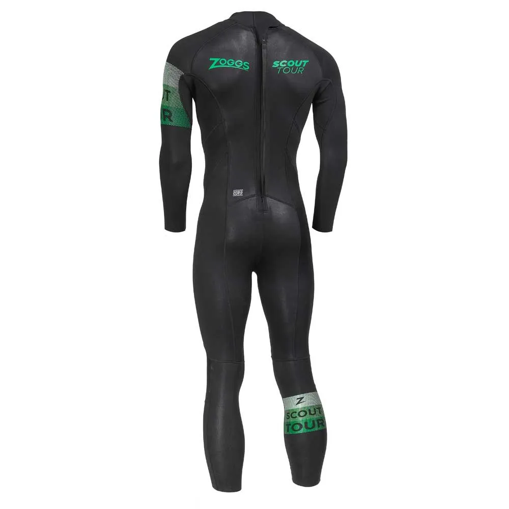 Zoggs Scout Tour Långärmad Neopren Våtdräkt Refurbished Man, Black / green, S Zoggs Scout Tour Långärmad Neopren Våtdräkt Refurbished Man, Black / green, S