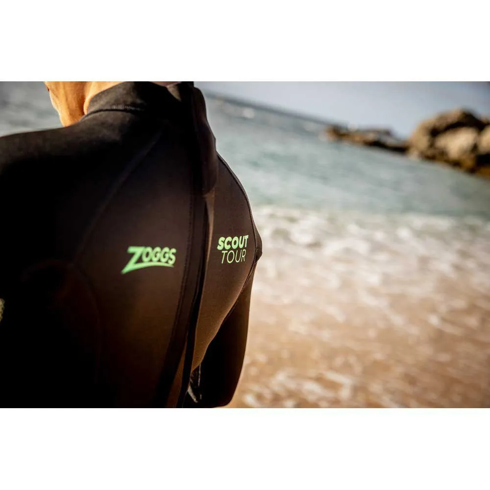 Zoggs Scout Tour Långärmad Neopren Våtdräkt Refurbished unisex, Black / green 1, S Zoggs Scout Tour Långärmad Neopren Våtdräkt Refurbished unisex, Black / green 1, S