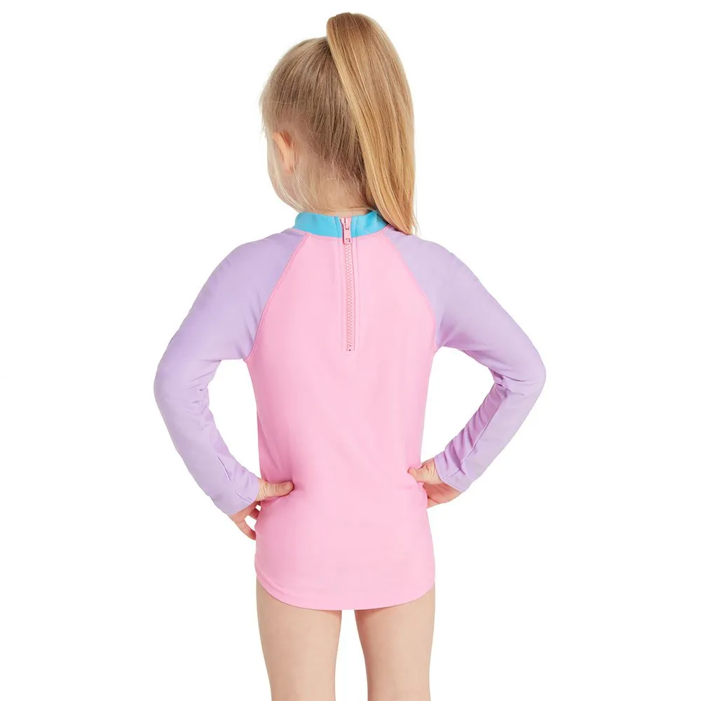 Zoggs Zip Uv-skyddande Långärmad T-shirt unisex
