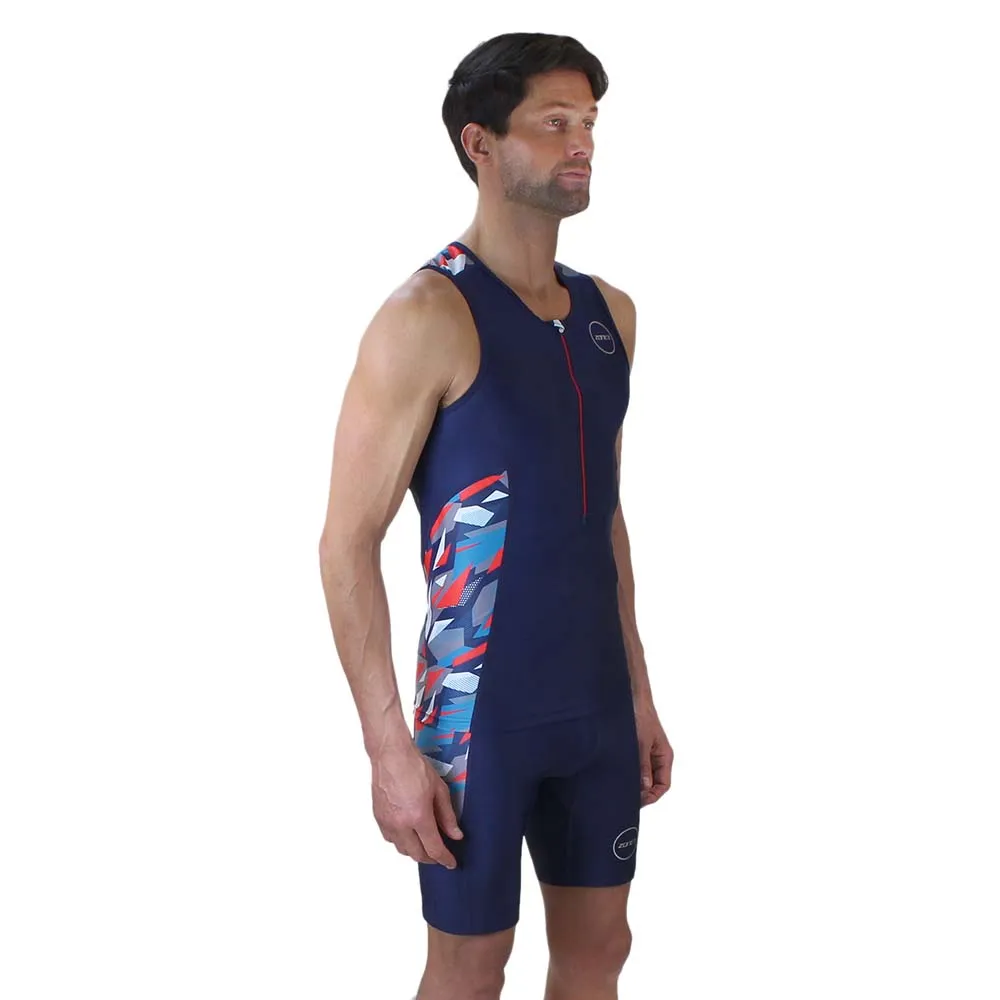 Zone3 Activate Plus Zinc Burst ärmlös Triathlontröja, Zinc burst, XS Zone3 Activate Plus Zinc Burst ärmlös Triathlontröja, Zinc burst, XS