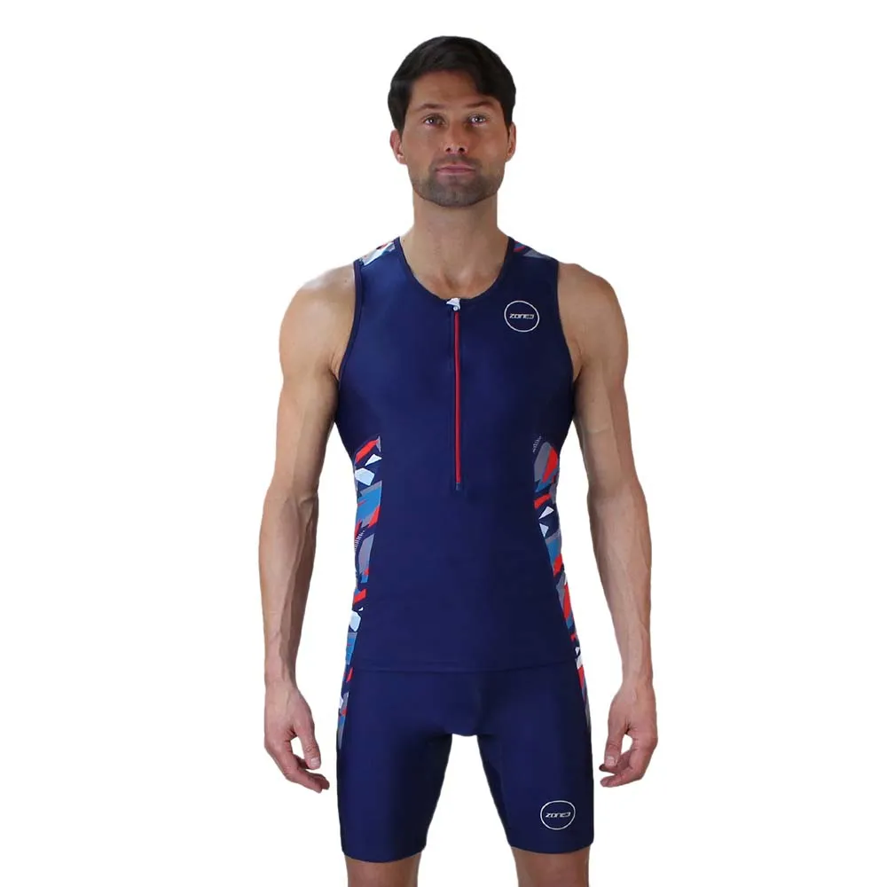 Zone3 Activate Plus Zinc Burst ärmlös Triathlontröja, Zinc burst, XS Zone3 Activate Plus Zinc Burst ärmlös Triathlontröja, Zinc burst, XS