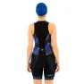 Zone3 Activate+ Tropical Palm ärmlös Triathlondräkt female, Navy / mint
