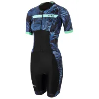 Zone3 Activate+ Tropical Palm Kortärmad Triathlondräkt female