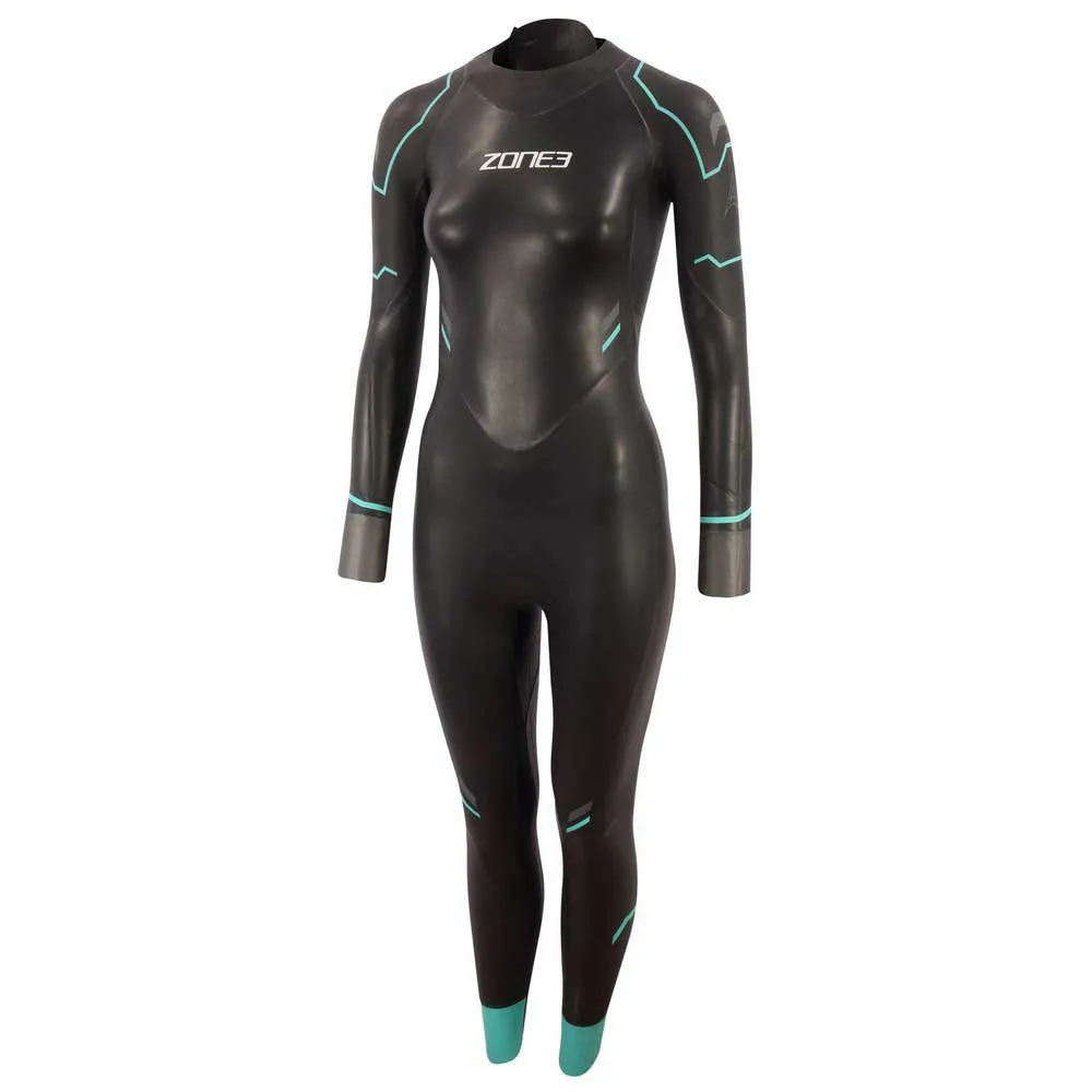 Zone3 Advance Våtdräkt För Kvinnor Refurbished unisex, Black / turquoise / gunmetal, S