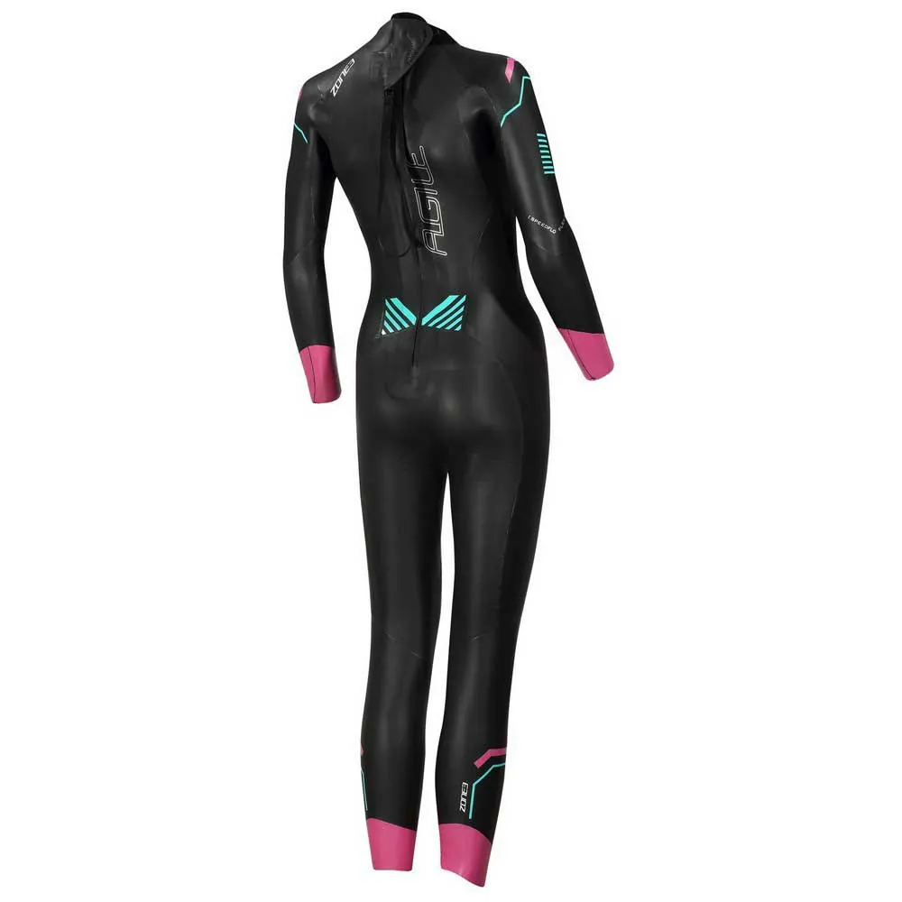 Zone3 Agile Våtdräkt För Kvinnor Refurbished unisex, Black / pink / turquoise, XXL Zone3 Agile Våtdräkt För Kvinnor Refurbished unisex, Black / pink / turquoise, XXL