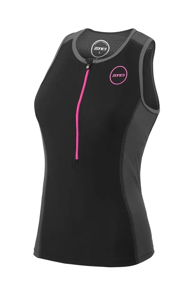 Zone3 Aquaflo Plus Dam Tri Top, Svart