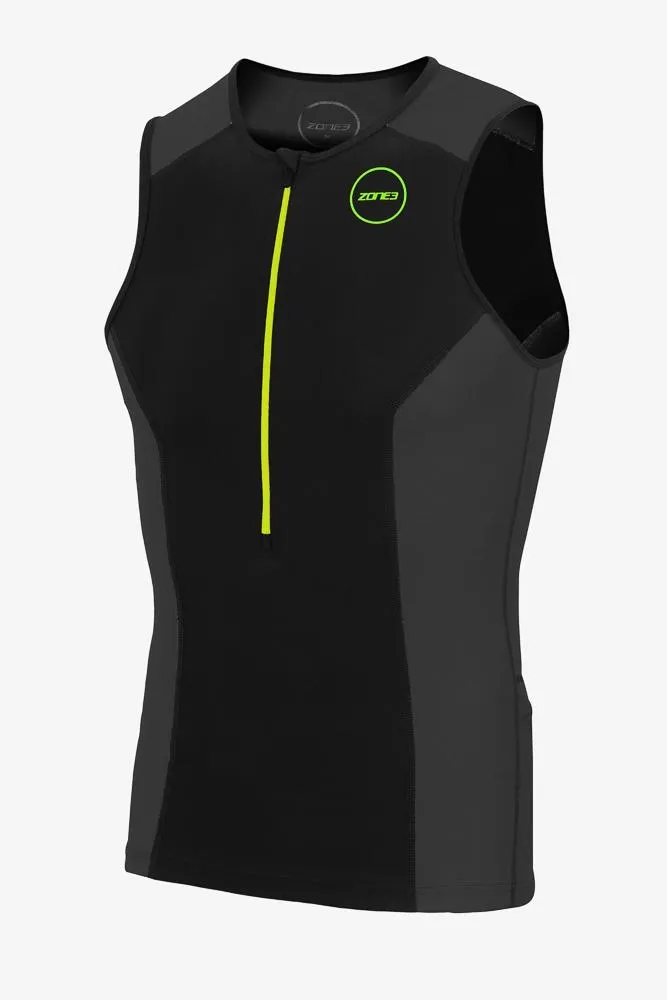 Zone3 Aquaflo Plus Herr Tri Top, Svart Zone3 Aquaflo Plus Herr Tri Top, Svart