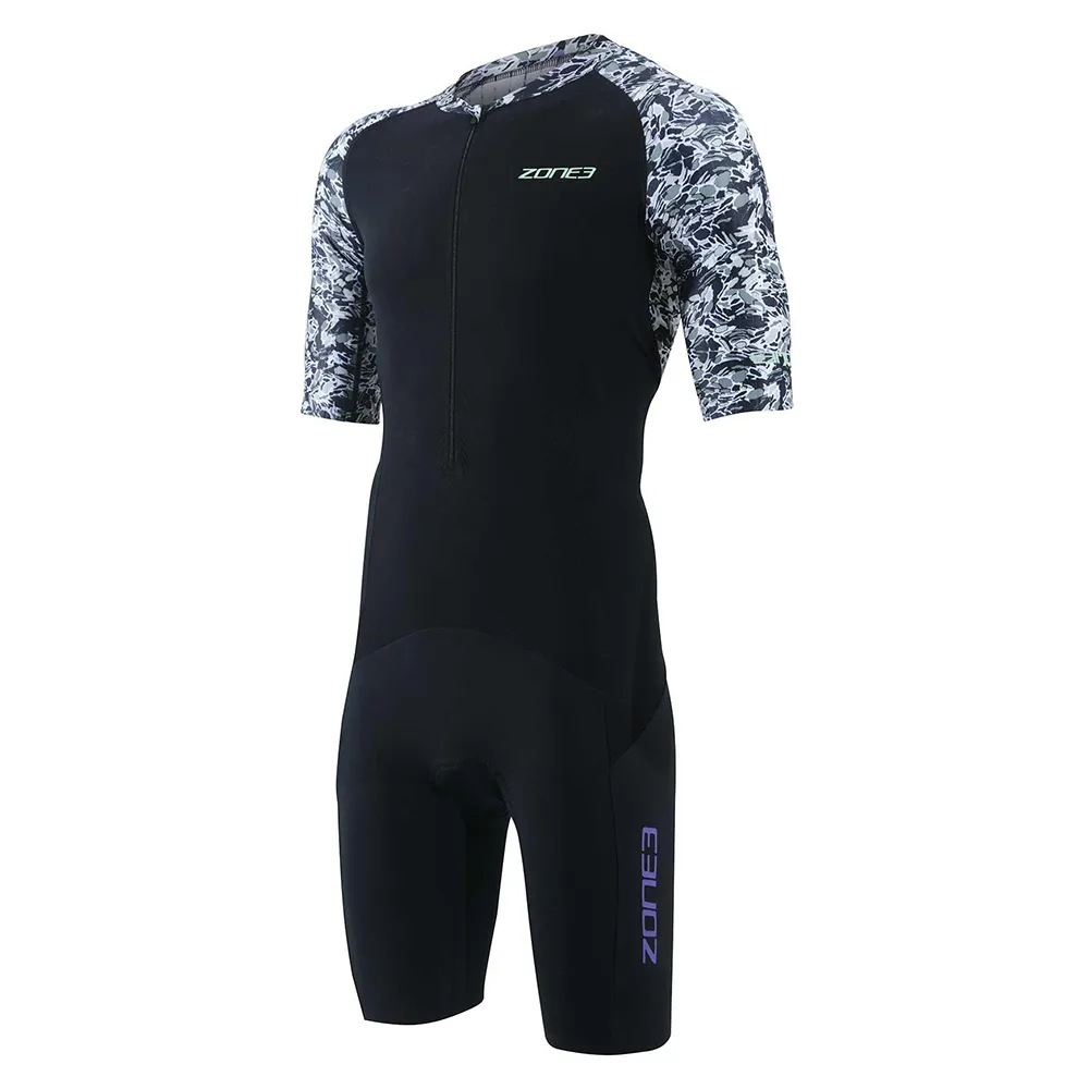 Zone3 Lava Kortärmad Triathlondräkt male