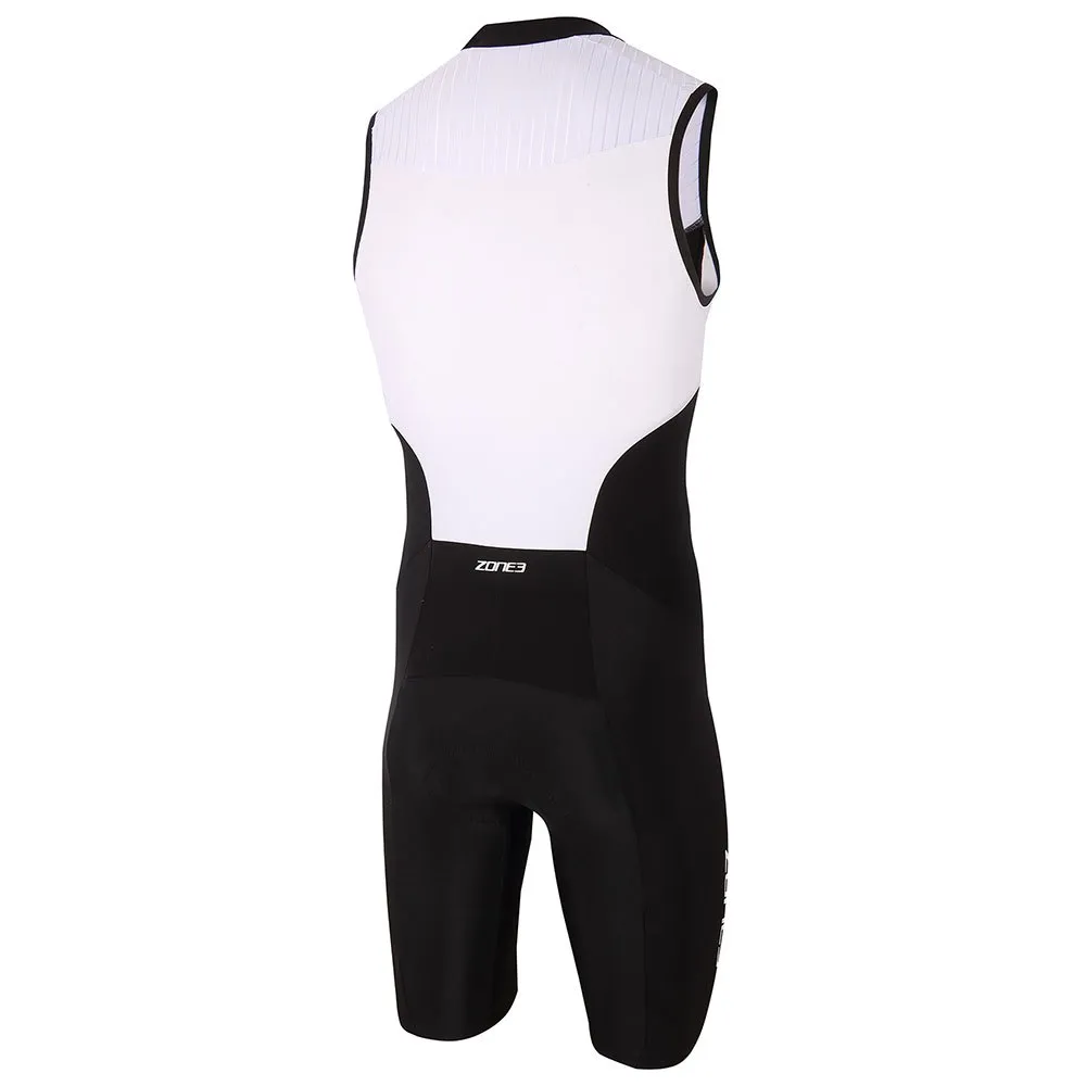 Zone3 Lava Long Distance Tri ärmlös Triathlondräkt male, Black / white / red Zone3 Lava Long Distance Tri ärmlös Triathlondräkt male, Black / white / red
