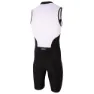 Zone3 Lava Long Distance Tri ärmlös Triathlondräkt male, Black / white / red