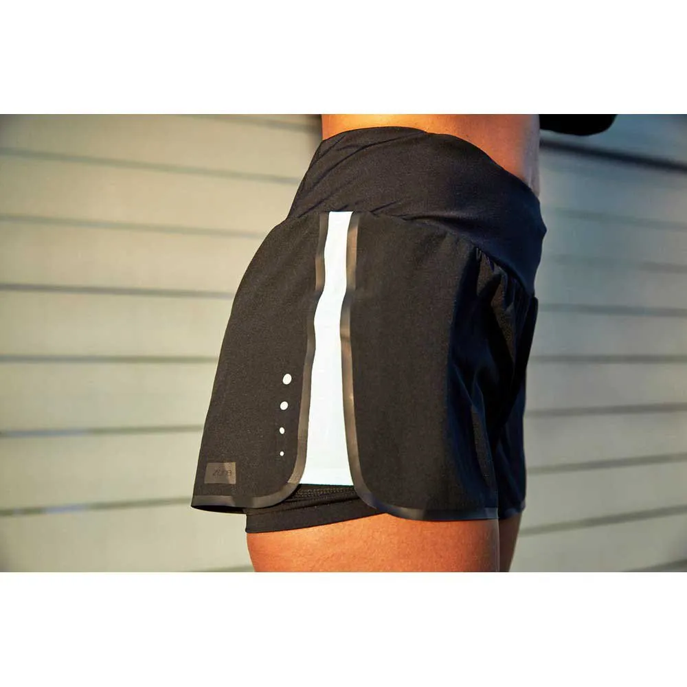 Zone3 Rx3 Compression 2-i-1 Shorts female, Black / mint