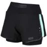 Zone3 Rx3 Compression 2-i-1 Shorts female, Black / mint