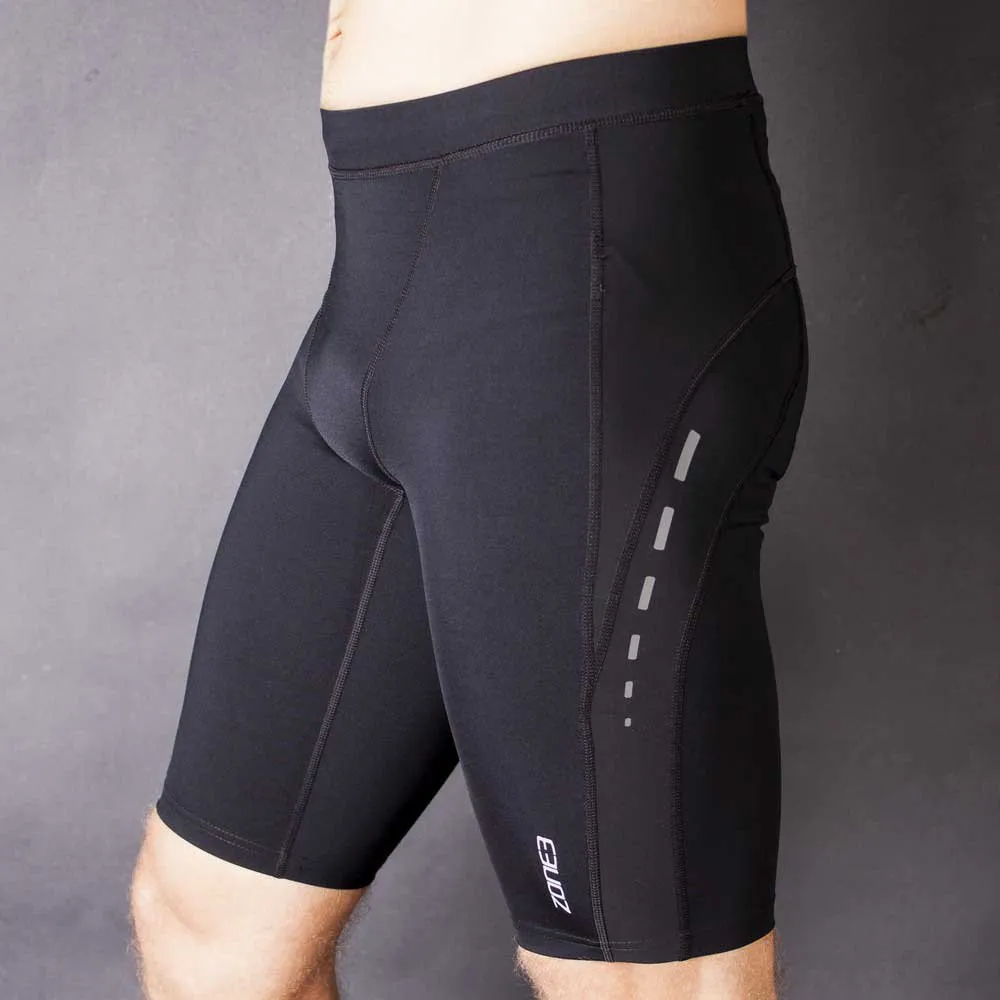 Zone3 Rx3 Compression Korta Leggings male, Black / gun metal Zone3 Rx3 Compression Korta Leggings male, Black / gun metal