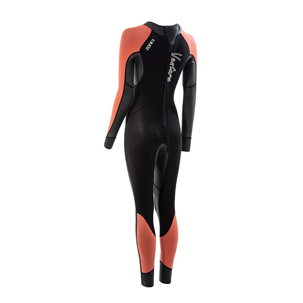 Zone3 Venture Våtdräkt För Kvinnor unisex, Black / orange, SM