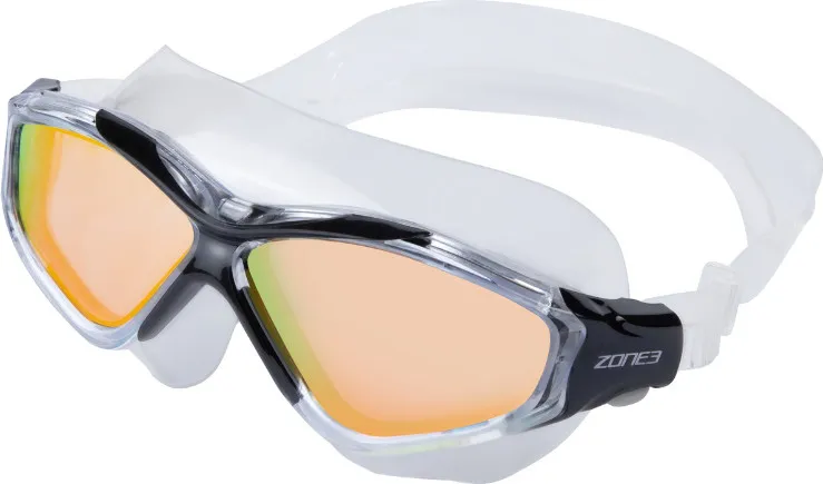Zone3 Vision Max Mirror Swim Mask, Clear Black, One Size Zone3 Vision Max Mirror Swim Mask, Clear Black, One Size