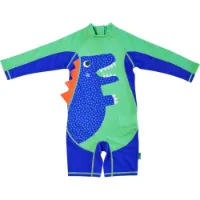 Zoocchini Dinosaurie Baby Badkläder Långärmad Upf 50